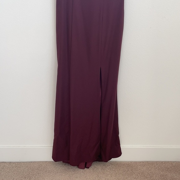 Amsale Bray Ruby crepe bridesmaid gown 4 - Picture 5 of 11